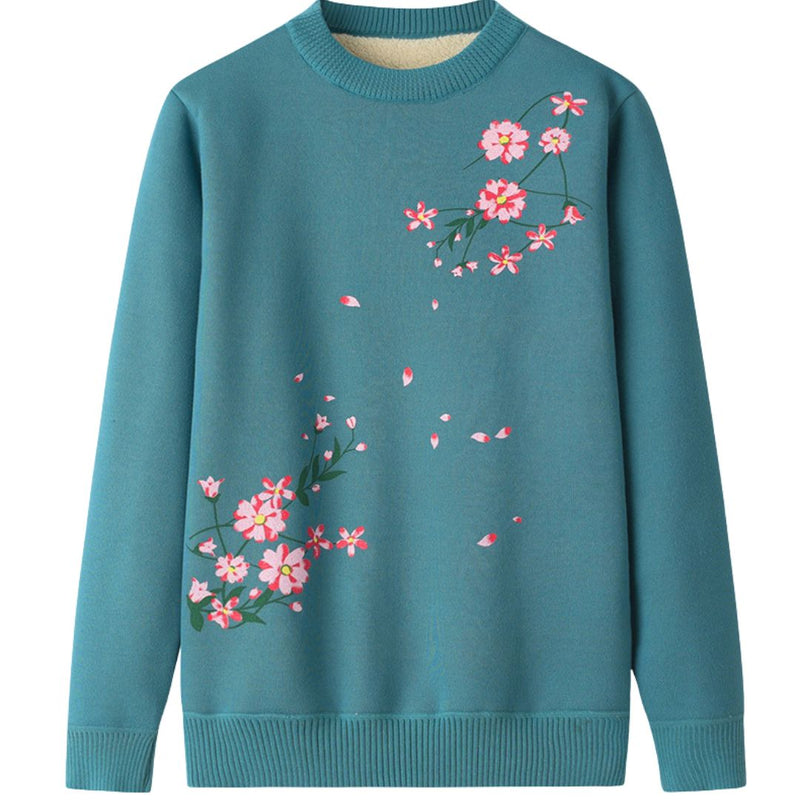 Damen-Cardigan – Blütige Brise