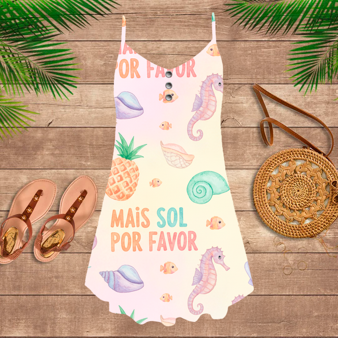 Vestido Mais Sol Por Favor
